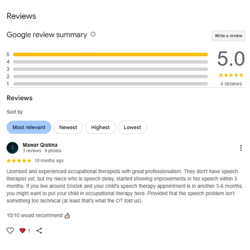 Google Review 1